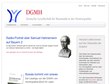 Tablet Screenshot of dgmh.org